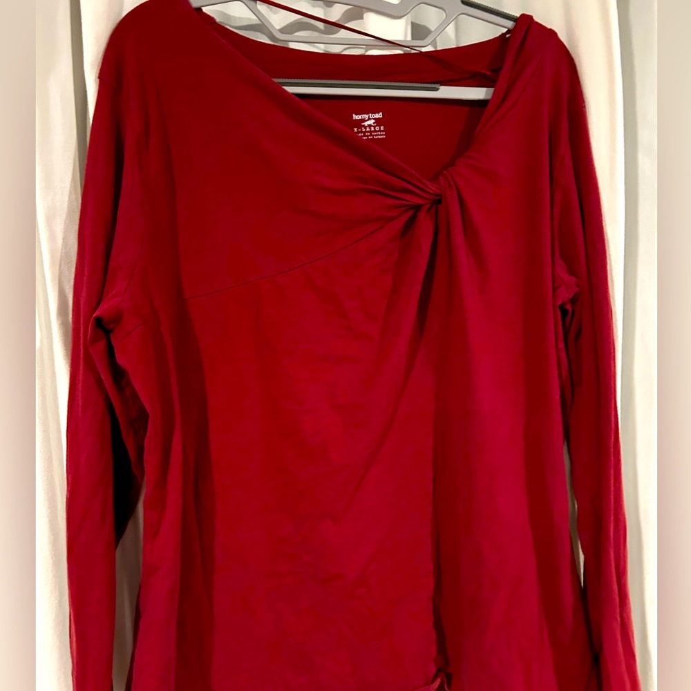 Horny Toad Asymmetrical Neck Long Sleeve Shirt - XL